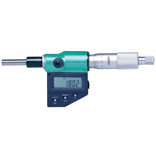 Electronic Micrometer Head, Flat Spindle