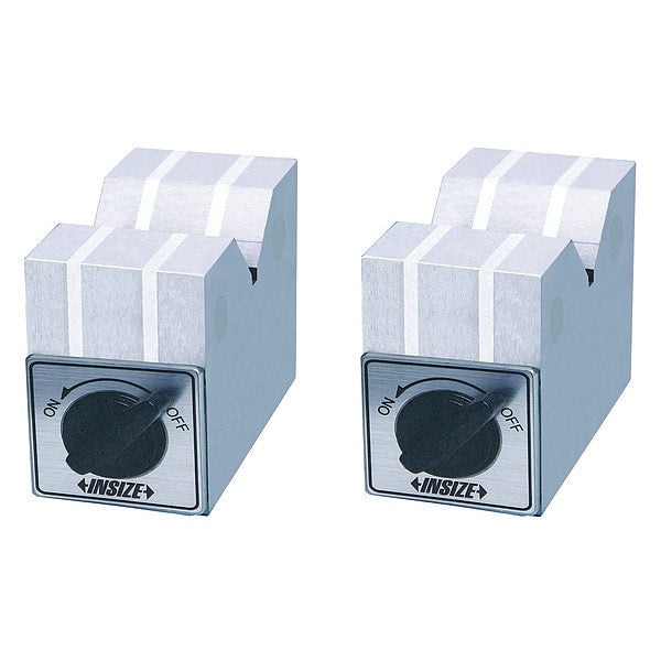 Magnetic V-Block Set, V Block Shape, Steel