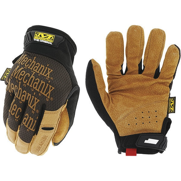 Mechanics Gloves, 2XL, Brown, Abrasion Resistant, Form Fitting Trek Dry(R)