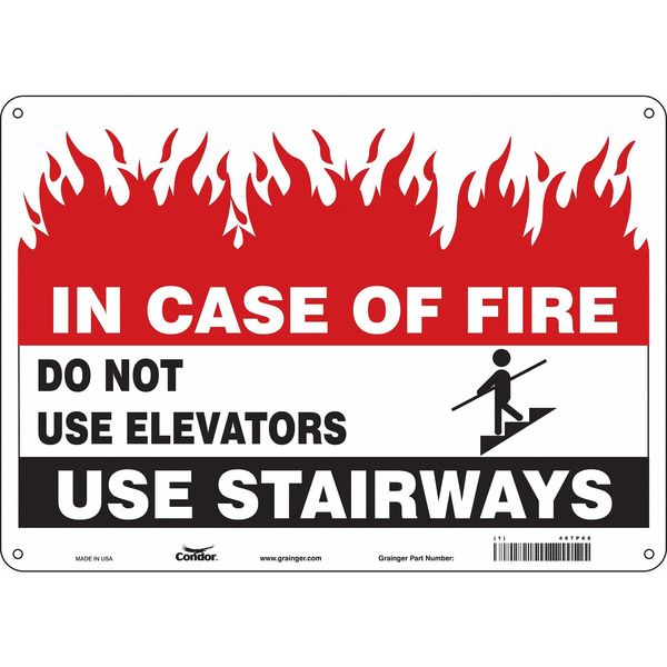 Emergency Exit Floor Sign, 14