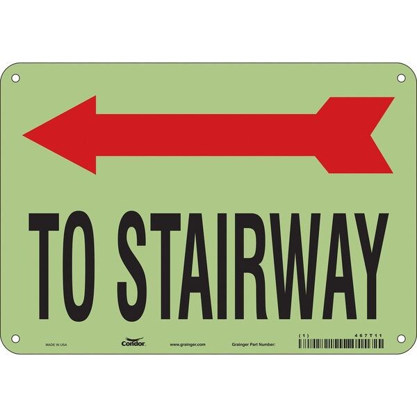 Emergency Exit Floor Sign, 10