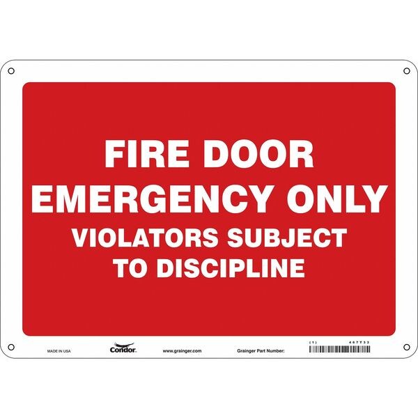 Emergency Exit Floor Sign, 14