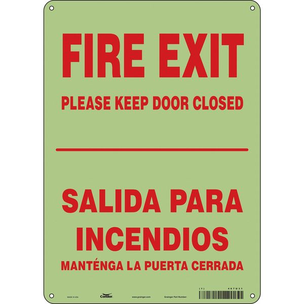 Emergency Exit Floor Sign, 10