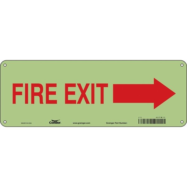 Emergency Exit Floor Sign, 14