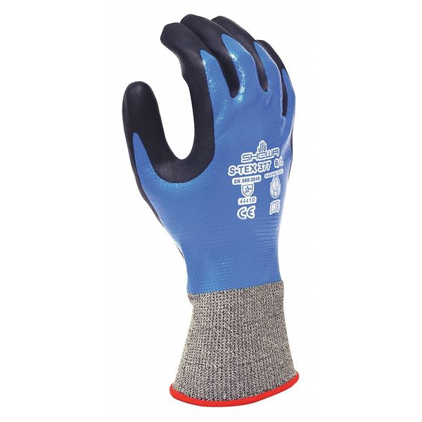 Cut Resistant Coated Gloves, A4 Cut Level, Foam Nitrile, S, 1 PR