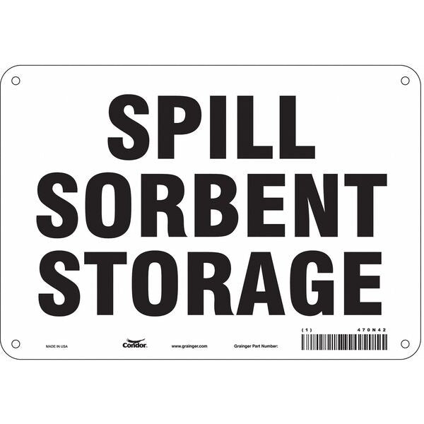 Safety Sign, 7 in Height, 10 in Width, Aluminum, Vertical Rectangle, English, 470N42