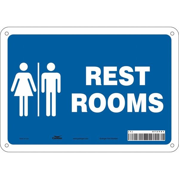 Restroom Sign, 10