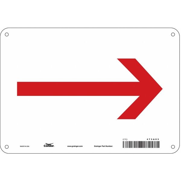 Directional Arrow Sign, No Text, 10