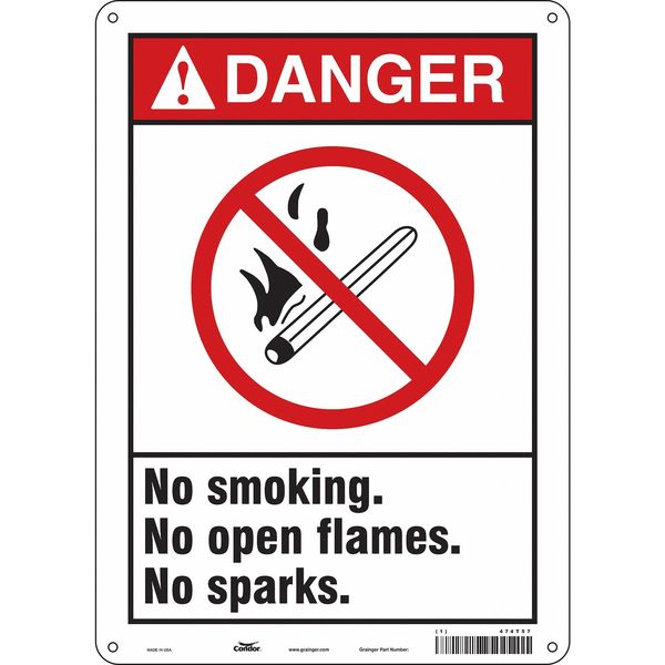 Safety Sign, 14 in H, 10