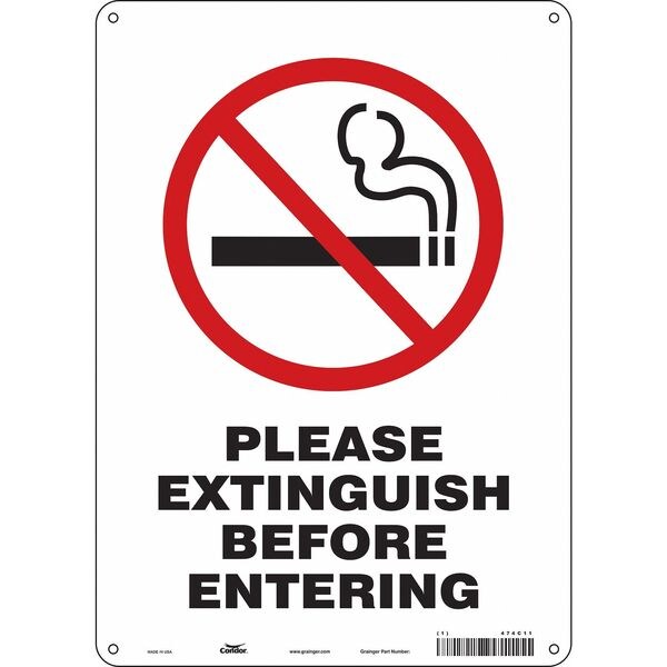 Safety Sign, 14 in H, 10