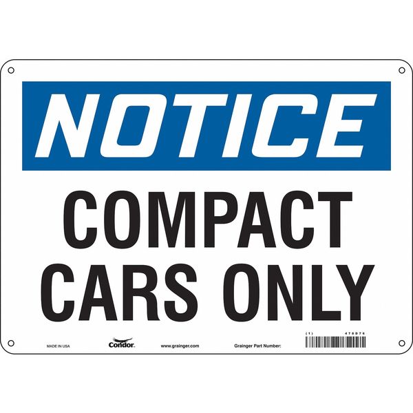 Compact Car Parking Sign, 10