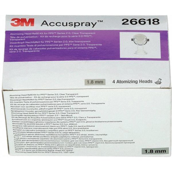 Clear Head Refill, Atomizing Type, PK4