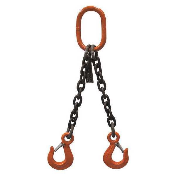 Chain Sling, 1/2in Size, 3 ft L, DOS Sling