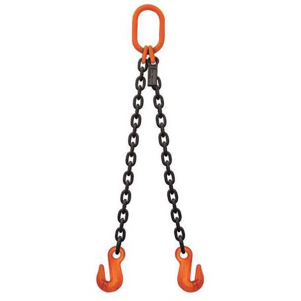 Chain Sling, 9/32in Size, 3 ft L, DOG Sling