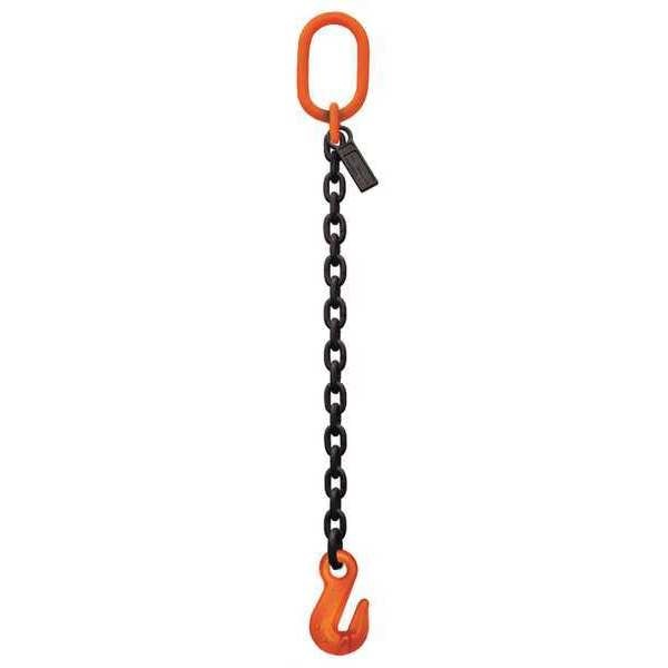 Chain Sling, 3/8in Size, 8 ft L, SOG Sling