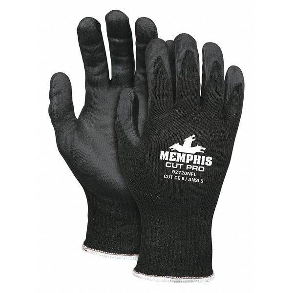Cut Resistant Coated Gloves, A3 Cut Level, Polyurethane, S, 1 PR