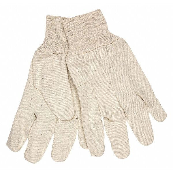 Coated Gloves, L, Natural, Unlined, PK12
