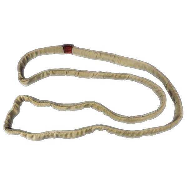 Round Sling, Endless, Tan, 8 ft. L