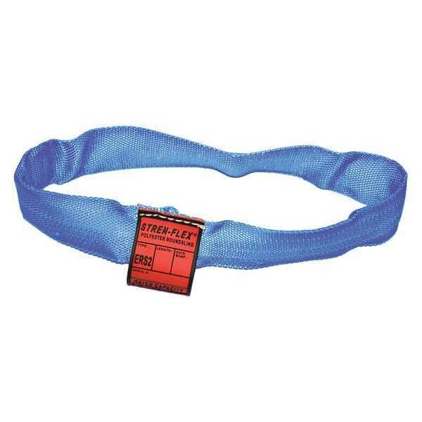 Round Sling, Endless, Blue, 8 ft. L
