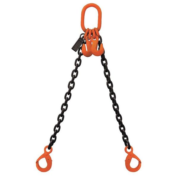 Chain Sling, Grade 100, Alloy Steel, 20ft L