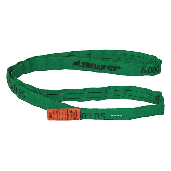 Round Sling, Endless, 7/8in. Dia, 10ft. L