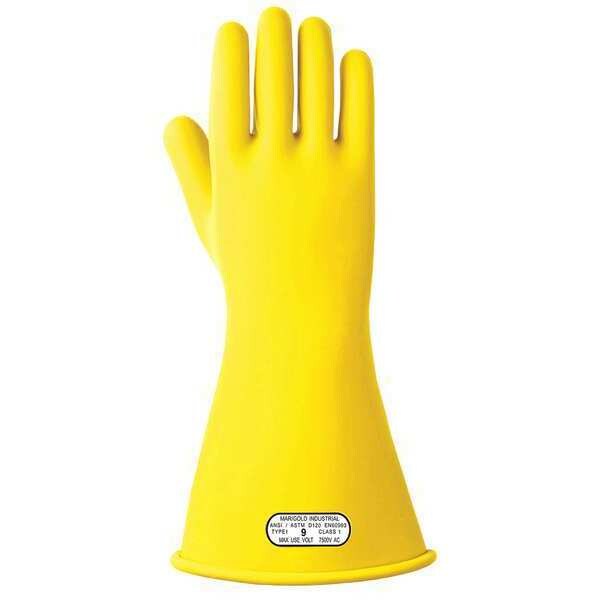 Electrical Gloves, Leather, Yellow, PR