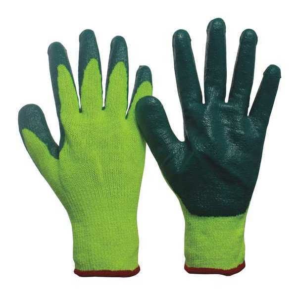 Cut Resistant Coated Gloves, A3 Cut Level, Nitrile, L, 1 PR