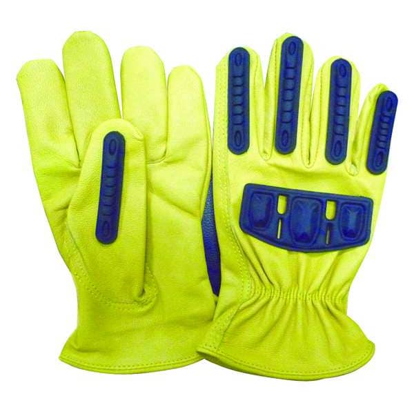 Gloves, S, Gold/Yellow, Jersey, Goatskin, PR