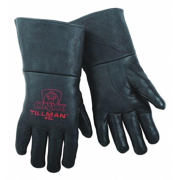 MIG Welding Gloves, Pigskin Palm, M, PR