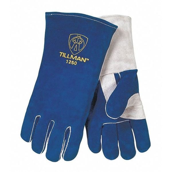 Stick Welding Gloves, Cowhide Palm, S, PR