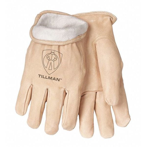 Cold Protection Drivers Gloves, Fleece Lining, S