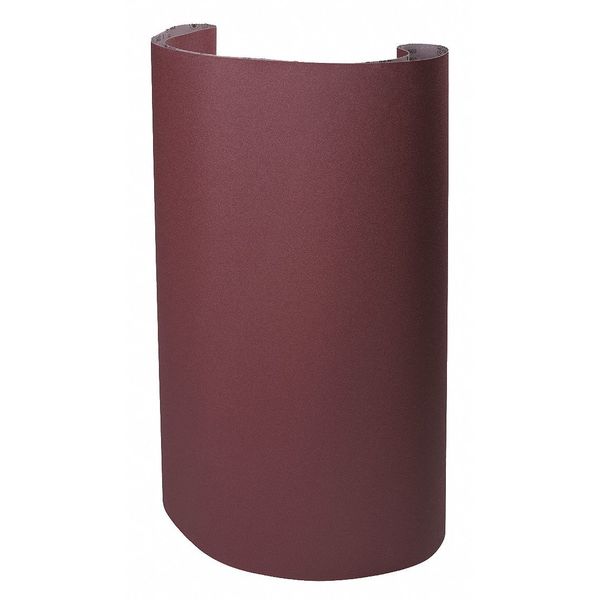 Sanding Belt, Coated, 52 in W, 75 in L, 80 Grit, Medium, Aluminum Oxide, 340D, Brown