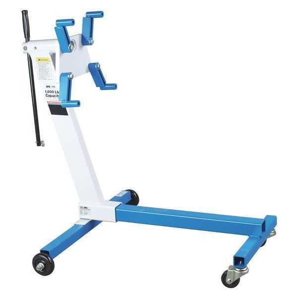 Engine Stand, Steel, Hydraulic, 1000 lb.