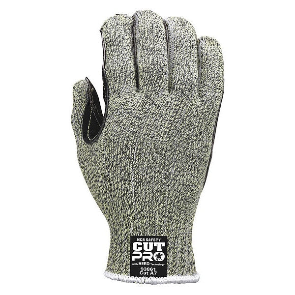 Cut Resistant Gloves, A7 Cut Level, Uncoated, L, 1 PR