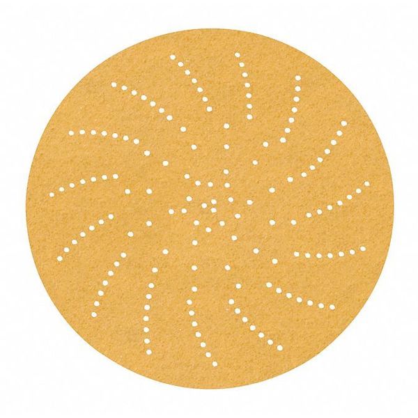 Sanding Disc, Gold, Aluminum Oxide, PK100