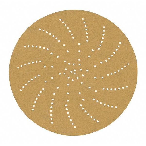 Sanding Disc, Gold, Aluminum Oxide, PK50