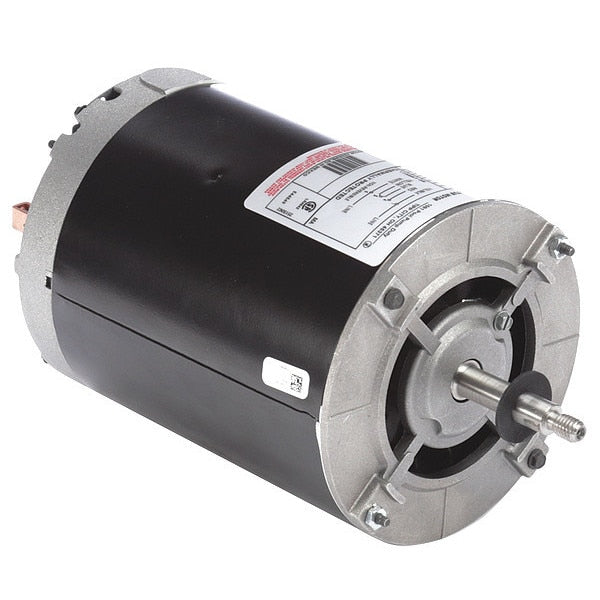 Pool and Spa Pump Motor, Split-Phase, 1 HP, 48Y Frame, 3,450 Nameplate RPM