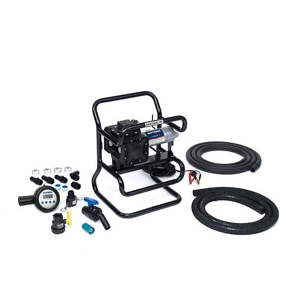 Fuel Transfer Pump, 12VDC, 13 GPM, 1/4 HP, Polypropylene