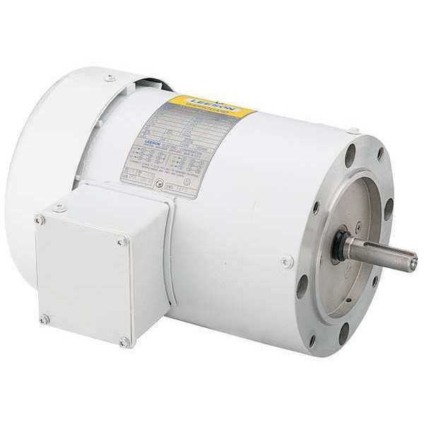 3-Phase Washdown Jet Pump Motor, 3 HP, 56J Frame, 208-230/460V AC Voltage, 3,490 Nameplate RPM