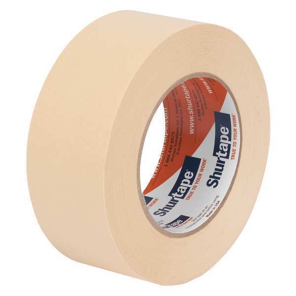 Masking Tape, 48mm W x 55m L, Natural, PK24