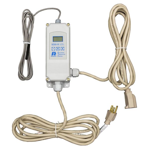 Temperature Controller, 6-17/32 in. L