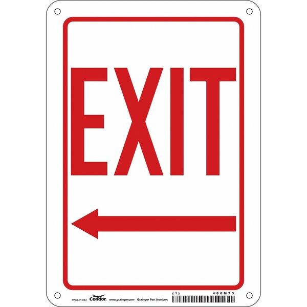 Exit Sign, English, 7