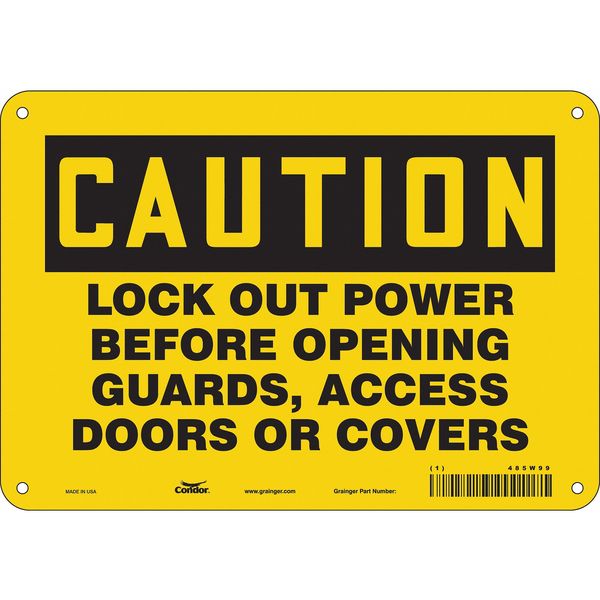 Lockout Sign, 10