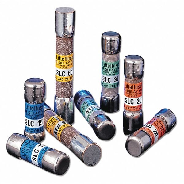 Fuse, Time Delay, 20A, SLC Series, 600VAC, 170VDC, 1-13/32