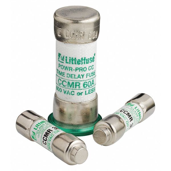 Fuse, Time Delay, 1-6/10A, CCMR Series, 600VAC, 250VDC, 1-1/2