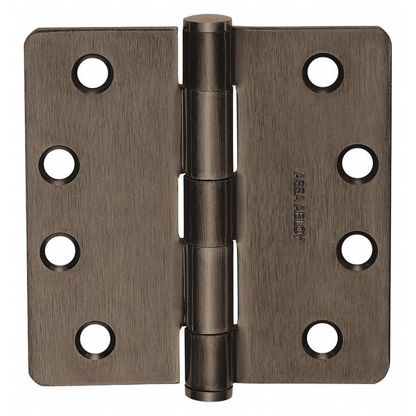 4 in W x Satin Brass Five Knuckle Hinge