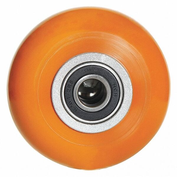 Caster Wheel, Polyurethane, 5 in., 750 lb.