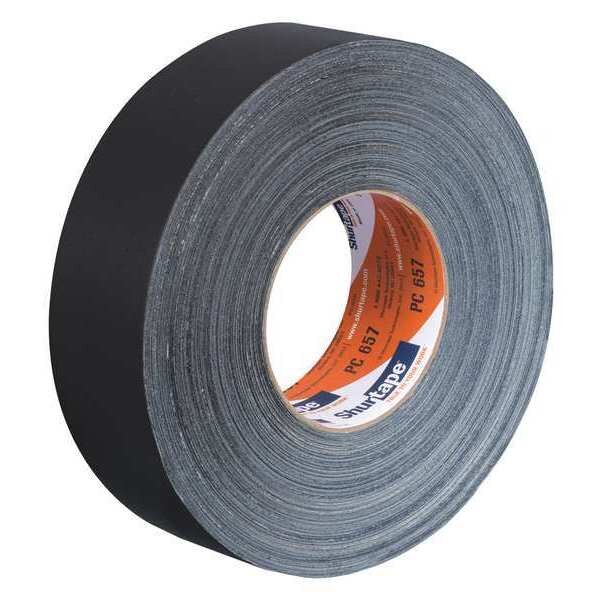 Duct Tape, 55m L, Adhesion 104 oz/in, Black