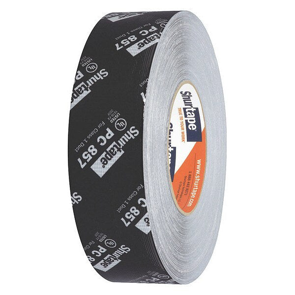 Duct Tape, 55m L, Adhesion 70 oz./in, Black