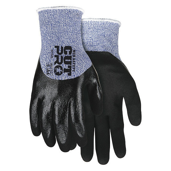 Cut Resistant Coated Gloves, A4 Cut Level, Foam Nitrile, M, 1 PR